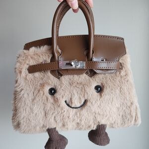 Adorable Fluffy Smile Mini Tote Bag – Limited Piece